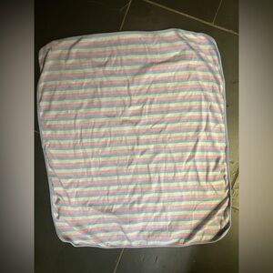 Three Dots Pastel Striped Baby Blanket
